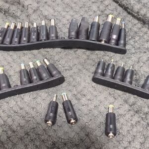 Black Universal Adapter Tips Set 34 Included